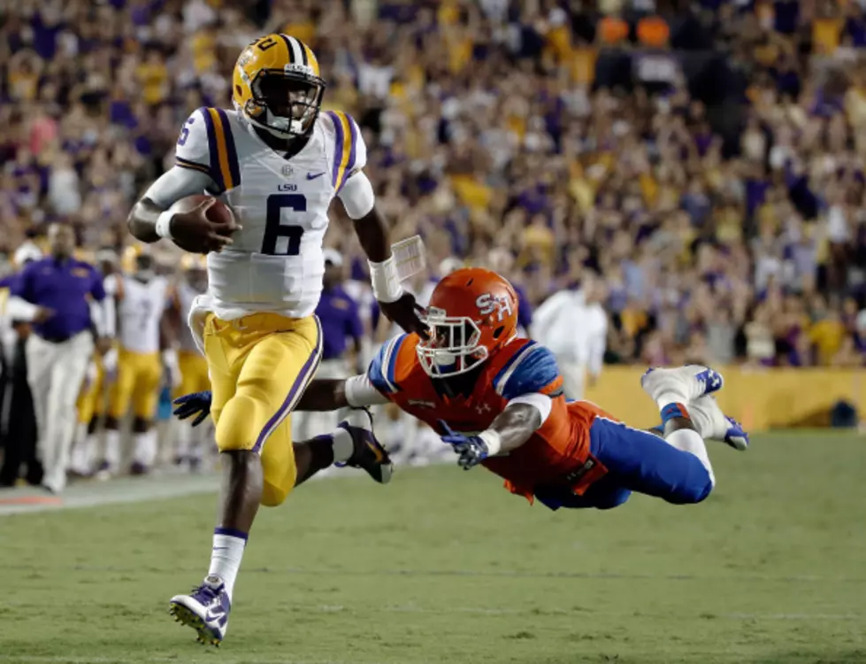 LSU Pummels Sam Houston 56-0